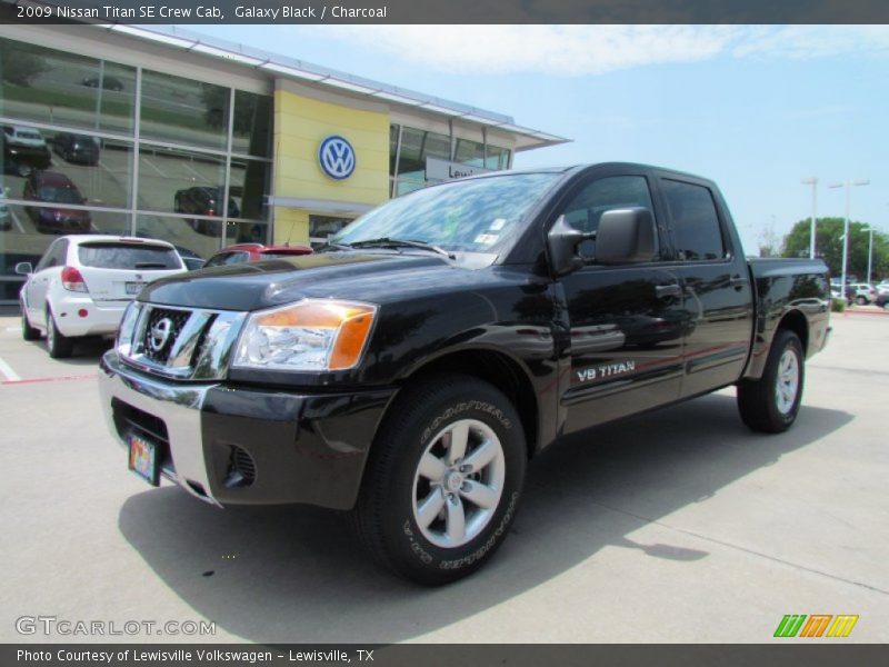 Galaxy Black / Charcoal 2009 Nissan Titan SE Crew Cab