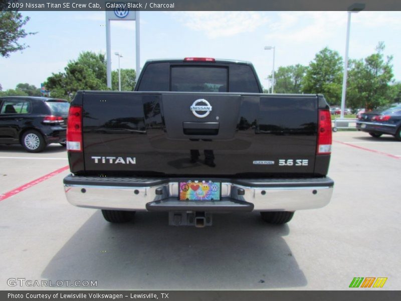 Galaxy Black / Charcoal 2009 Nissan Titan SE Crew Cab