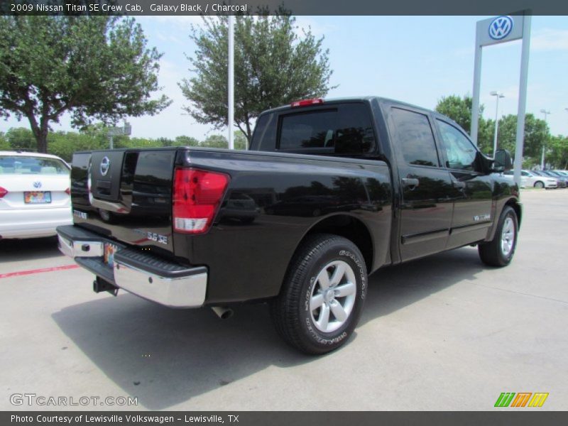 Galaxy Black / Charcoal 2009 Nissan Titan SE Crew Cab
