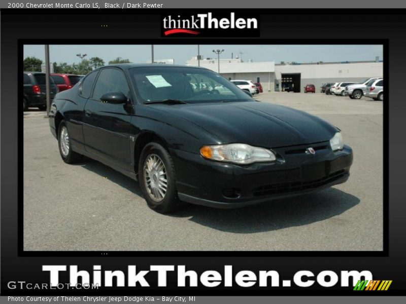 Black / Dark Pewter 2000 Chevrolet Monte Carlo LS