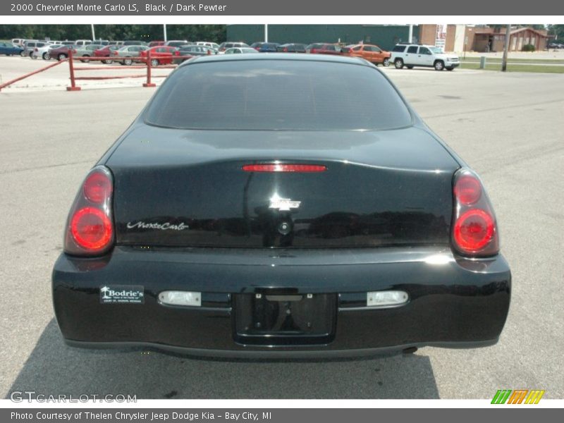 Black / Dark Pewter 2000 Chevrolet Monte Carlo LS