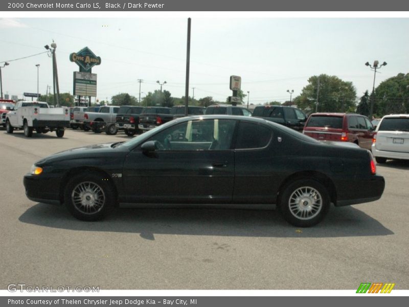 Black / Dark Pewter 2000 Chevrolet Monte Carlo LS