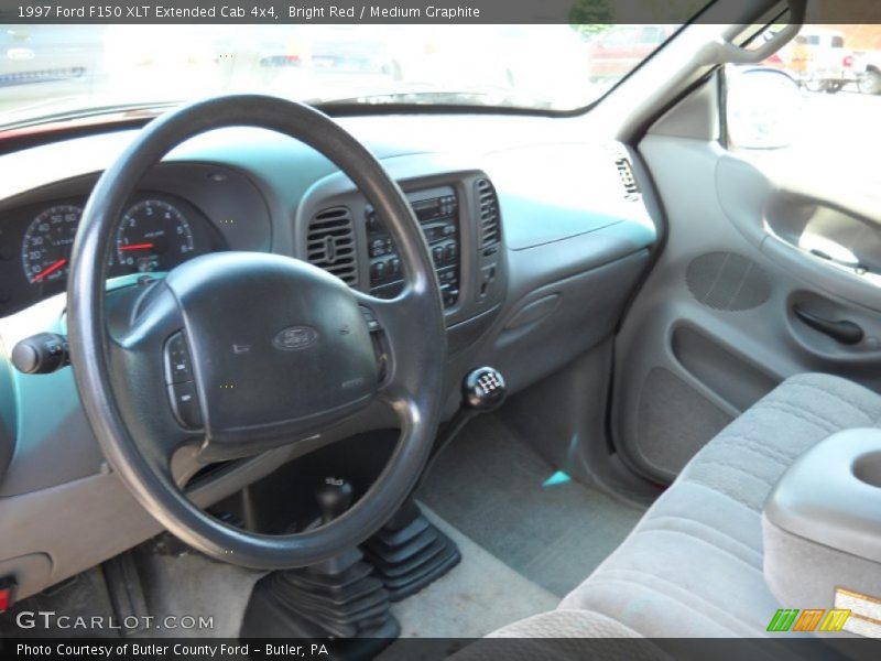  1997 F150 XLT Extended Cab 4x4 Medium Graphite Interior