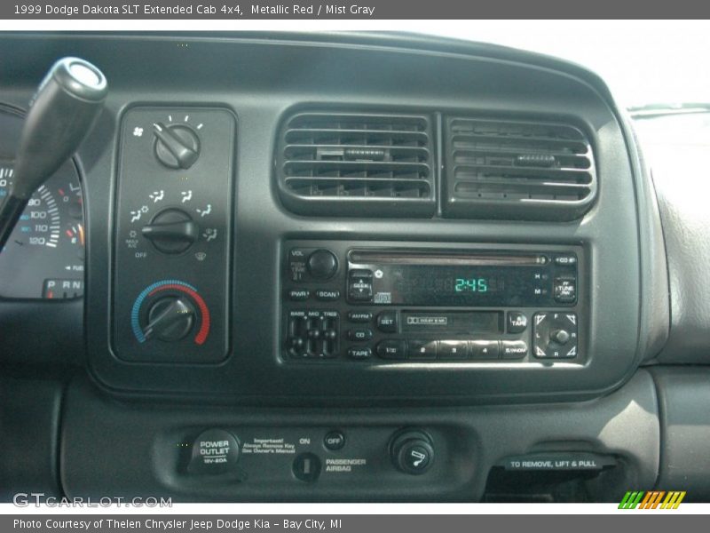 Metallic Red / Mist Gray 1999 Dodge Dakota SLT Extended Cab 4x4