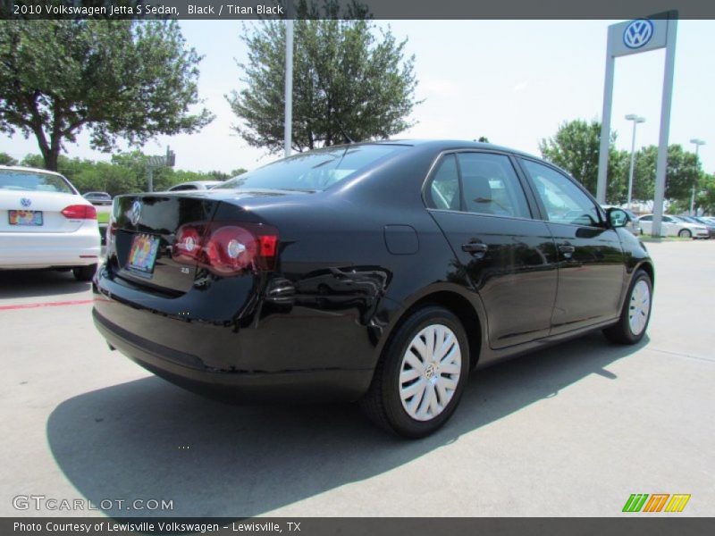 Black / Titan Black 2010 Volkswagen Jetta S Sedan