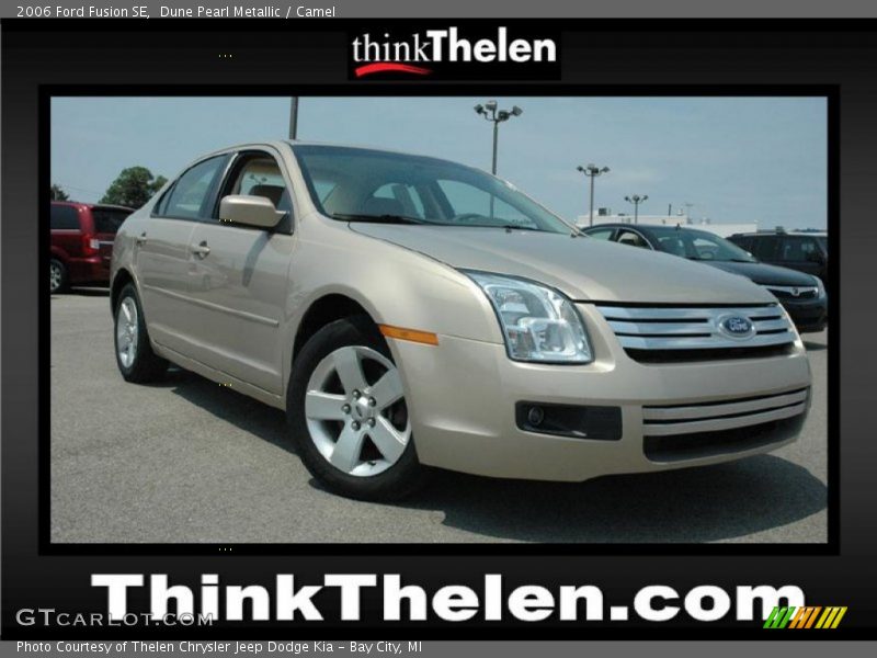 Dune Pearl Metallic / Camel 2006 Ford Fusion SE