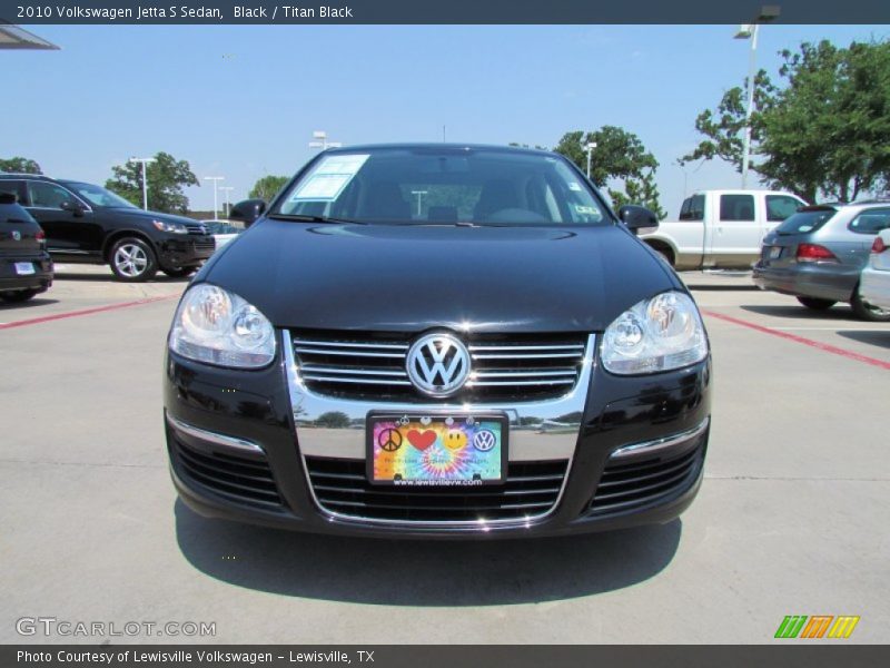 Black / Titan Black 2010 Volkswagen Jetta S Sedan