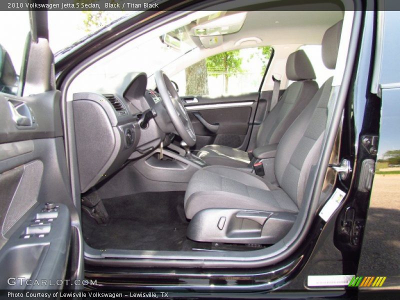 Black / Titan Black 2010 Volkswagen Jetta S Sedan