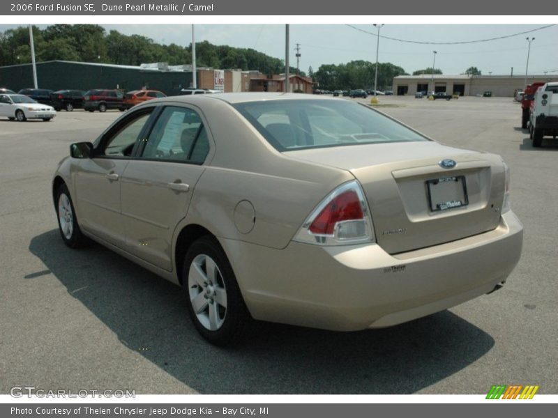 Dune Pearl Metallic / Camel 2006 Ford Fusion SE