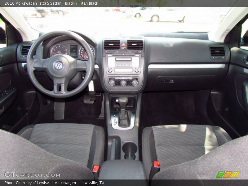 Black / Titan Black 2010 Volkswagen Jetta S Sedan