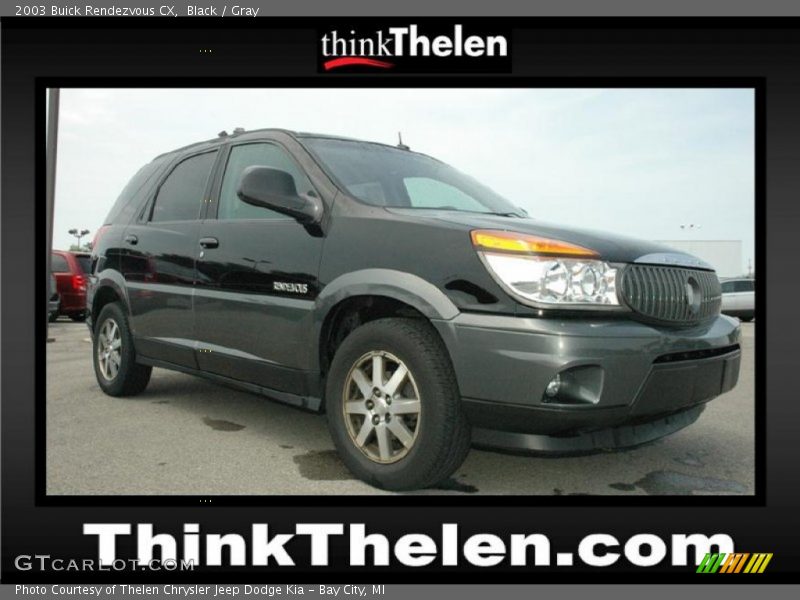 Black / Gray 2003 Buick Rendezvous CX