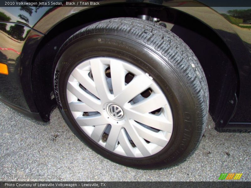Black / Titan Black 2010 Volkswagen Jetta S Sedan