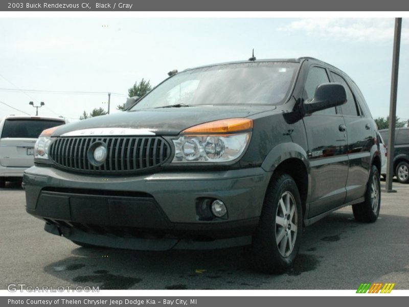 Black / Gray 2003 Buick Rendezvous CX