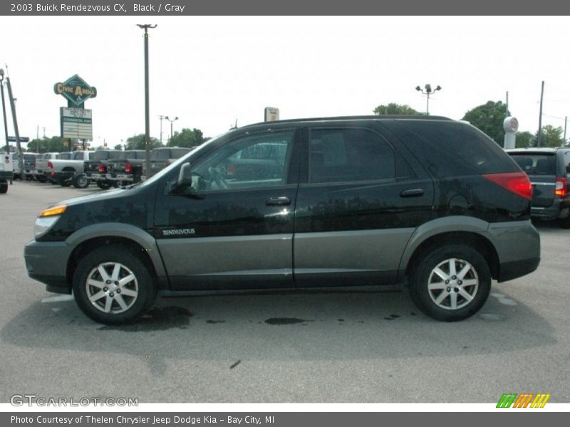 Black / Gray 2003 Buick Rendezvous CX