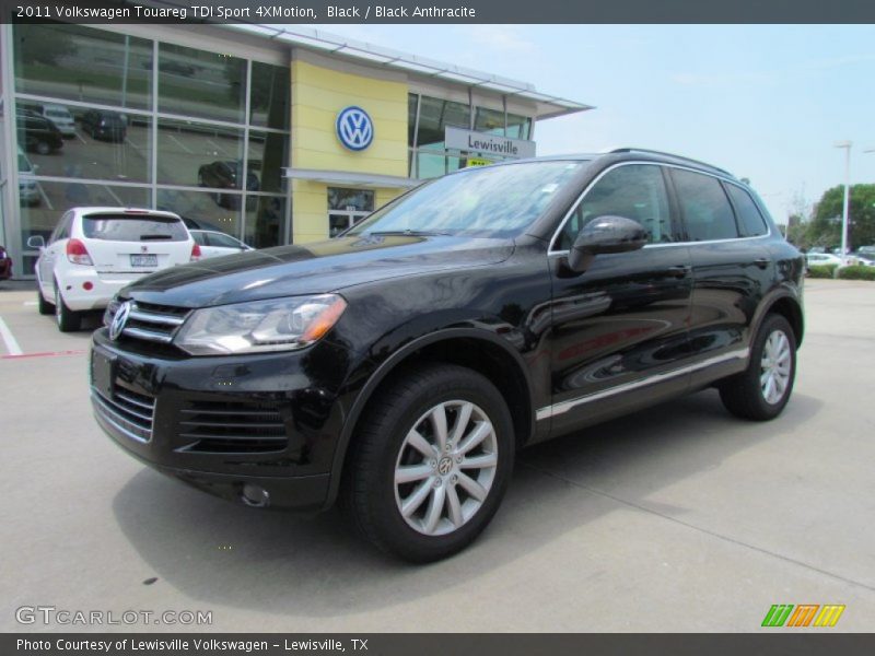 Black / Black Anthracite 2011 Volkswagen Touareg TDI Sport 4XMotion