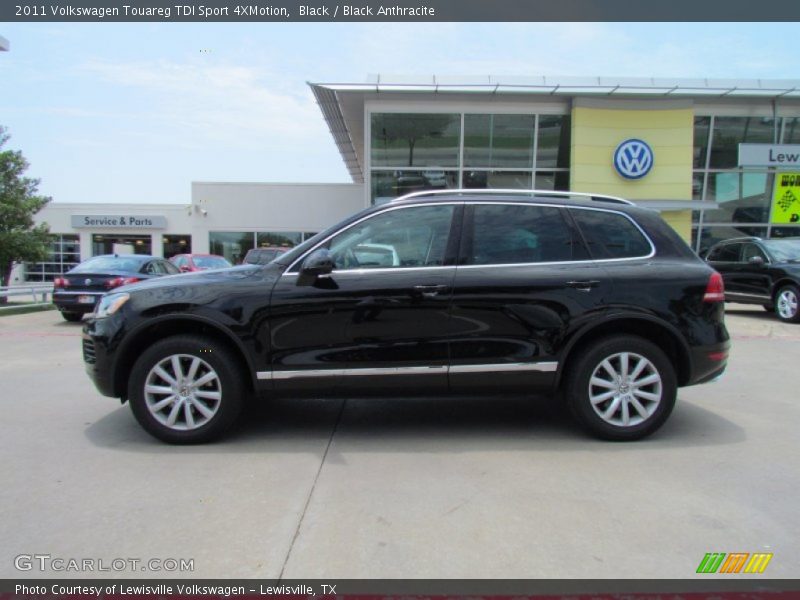 Black / Black Anthracite 2011 Volkswagen Touareg TDI Sport 4XMotion