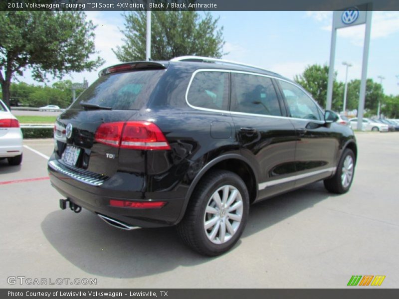 Black / Black Anthracite 2011 Volkswagen Touareg TDI Sport 4XMotion