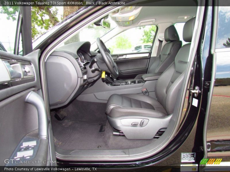  2011 Touareg TDI Sport 4XMotion Black Anthracite Interior