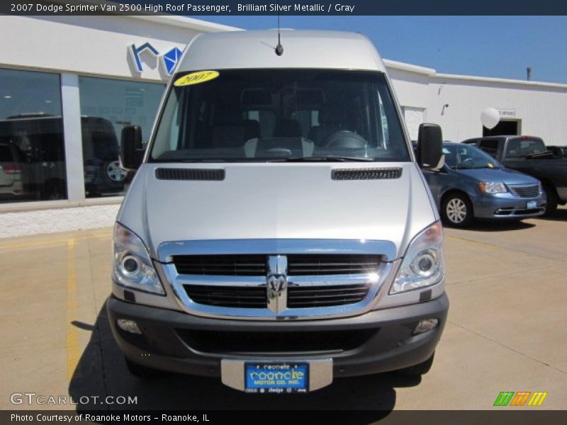 Brilliant Silver Metallic / Gray 2007 Dodge Sprinter Van 2500 High Roof Passenger