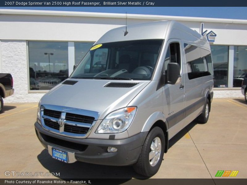 Brilliant Silver Metallic / Gray 2007 Dodge Sprinter Van 2500 High Roof Passenger