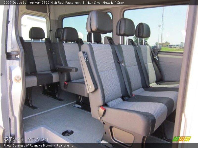  2007 Sprinter Van 2500 High Roof Passenger Gray Interior
