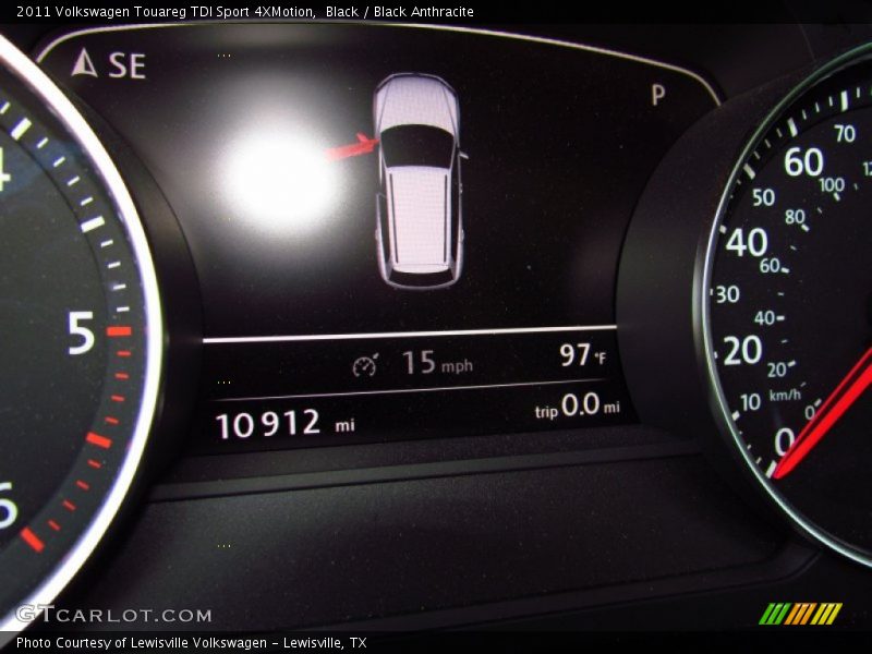 Black / Black Anthracite 2011 Volkswagen Touareg TDI Sport 4XMotion