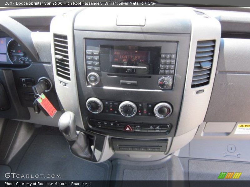Controls of 2007 Sprinter Van 2500 High Roof Passenger