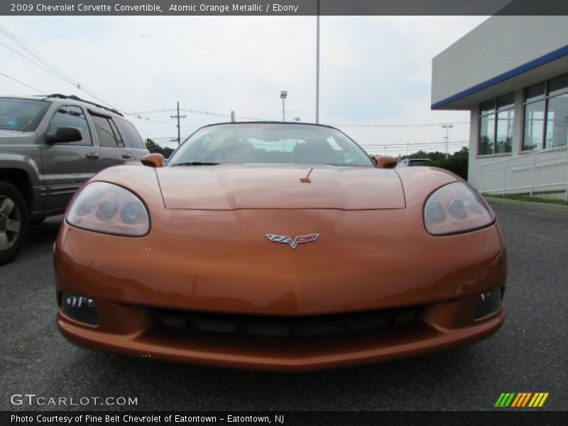 Atomic Orange Metallic / Ebony 2009 Chevrolet Corvette Convertible
