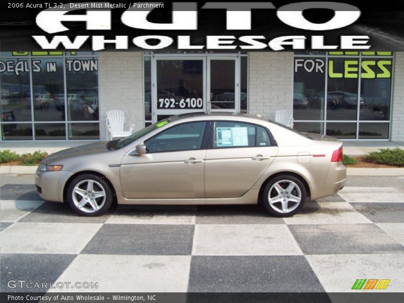 Desert Mist Metallic / Parchment 2006 Acura TL 3.2
