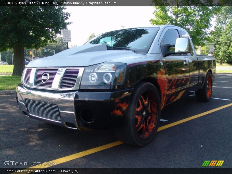 Galaxy Black / Graphite/Titanium 2004 Nissan Titan XE King Cab