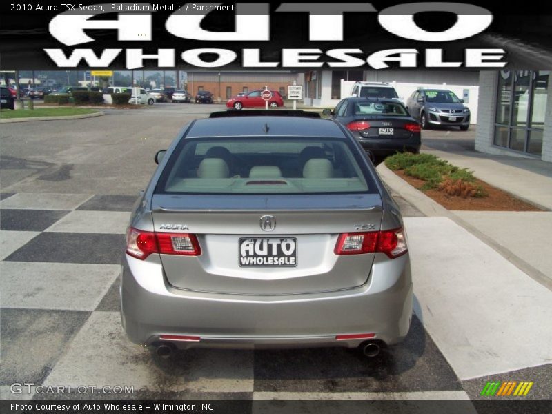 Palladium Metallic / Parchment 2010 Acura TSX Sedan