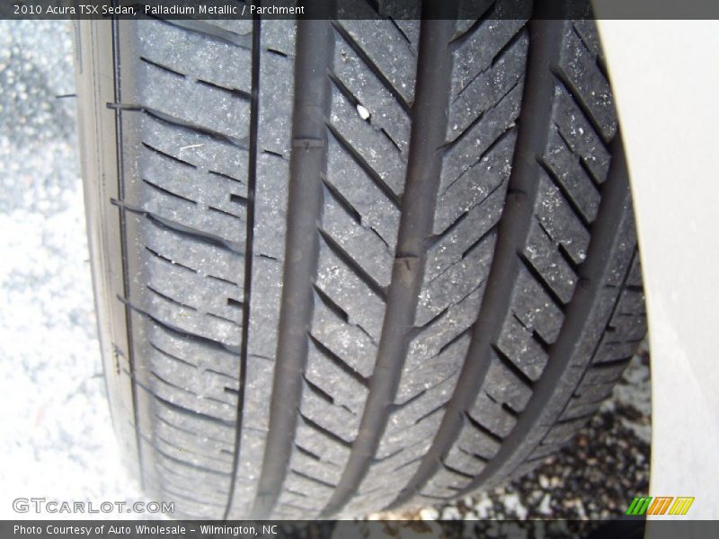 Palladium Metallic / Parchment 2010 Acura TSX Sedan