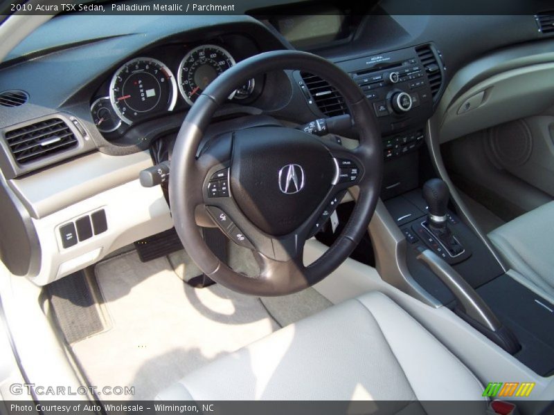 Palladium Metallic / Parchment 2010 Acura TSX Sedan