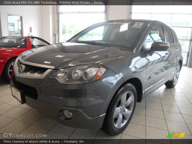 Polished Metal Metallic / Ebony 2009 Acura RDX SH-AWD Technology