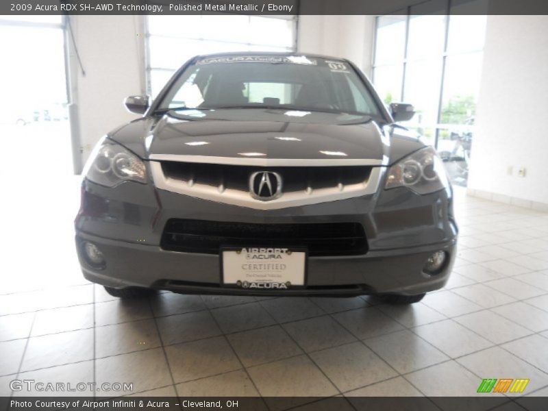 Polished Metal Metallic / Ebony 2009 Acura RDX SH-AWD Technology