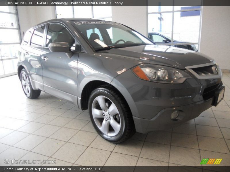 Polished Metal Metallic / Ebony 2009 Acura RDX SH-AWD Technology