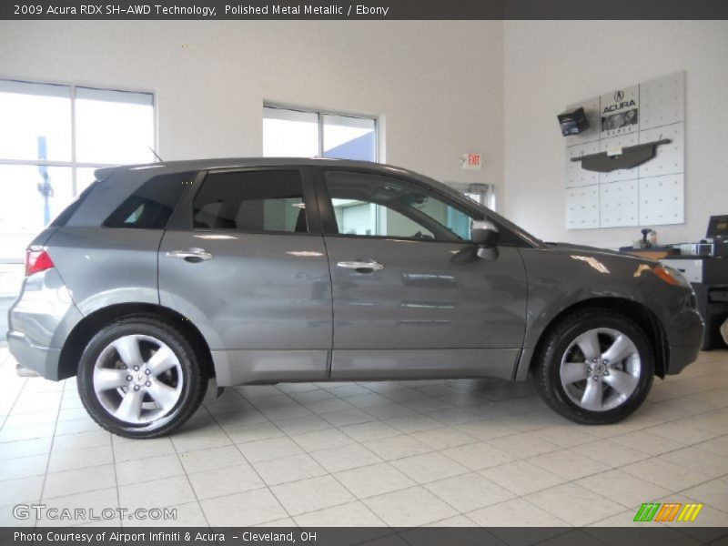 Polished Metal Metallic / Ebony 2009 Acura RDX SH-AWD Technology