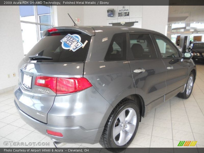 Polished Metal Metallic / Ebony 2009 Acura RDX SH-AWD Technology