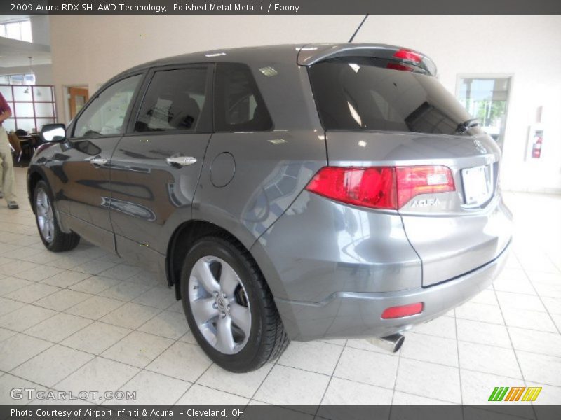 Polished Metal Metallic / Ebony 2009 Acura RDX SH-AWD Technology