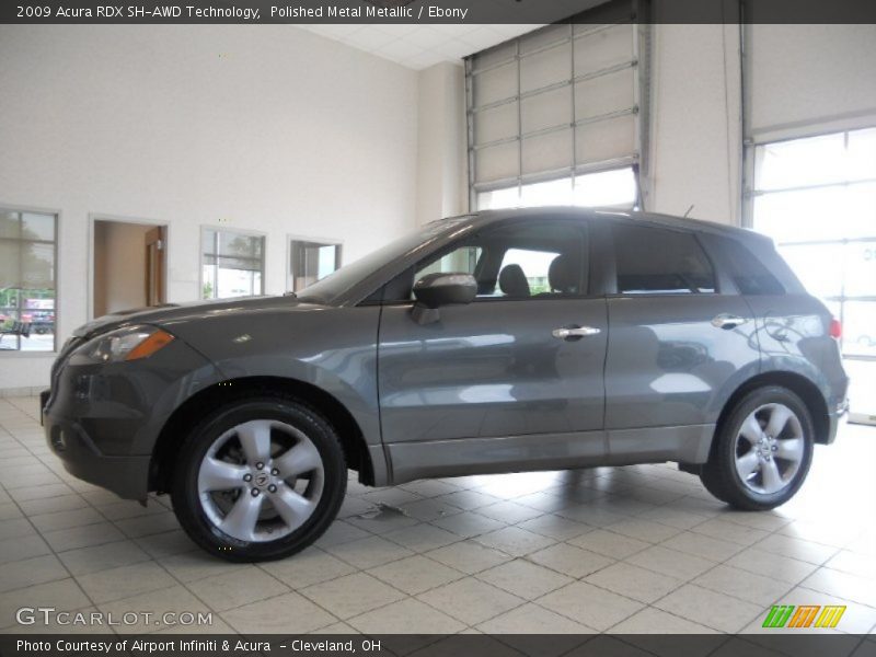 Polished Metal Metallic / Ebony 2009 Acura RDX SH-AWD Technology