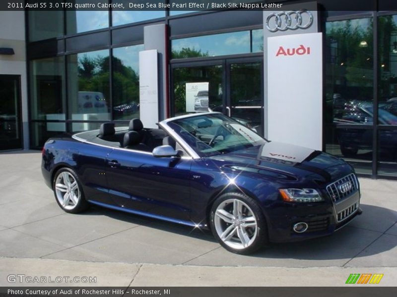  2011 S5 3.0 TFSI quattro Cabriolet Deep Sea Blue Pearl Effect