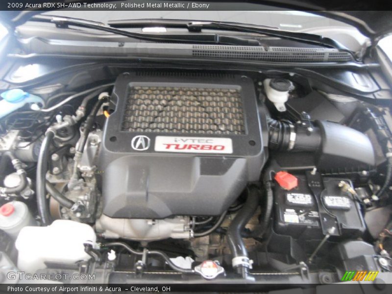 Polished Metal Metallic / Ebony 2009 Acura RDX SH-AWD Technology