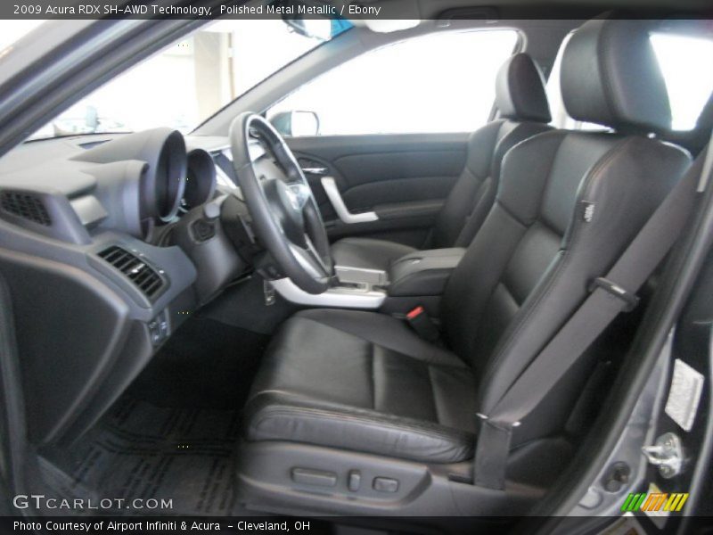 Polished Metal Metallic / Ebony 2009 Acura RDX SH-AWD Technology
