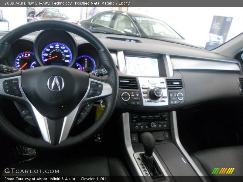Polished Metal Metallic / Ebony 2009 Acura RDX SH-AWD Technology