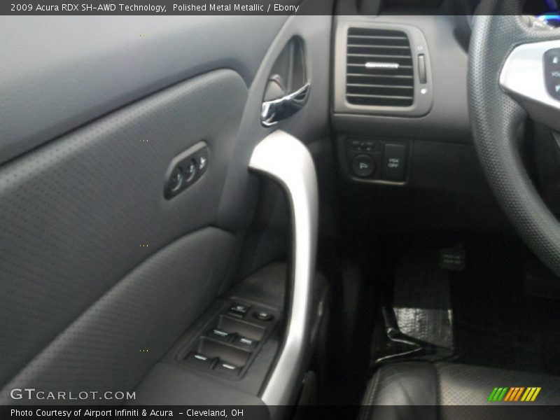 Polished Metal Metallic / Ebony 2009 Acura RDX SH-AWD Technology