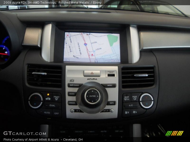 Polished Metal Metallic / Ebony 2009 Acura RDX SH-AWD Technology