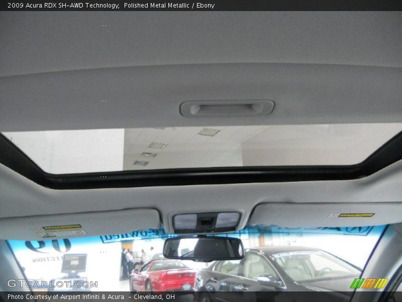 Polished Metal Metallic / Ebony 2009 Acura RDX SH-AWD Technology