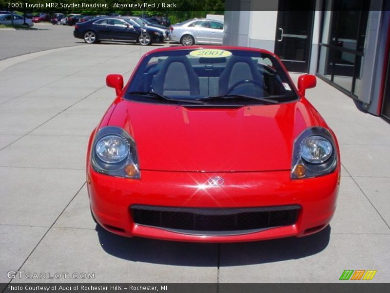 Absolutely Red / Black 2001 Toyota MR2 Spyder Roadster
