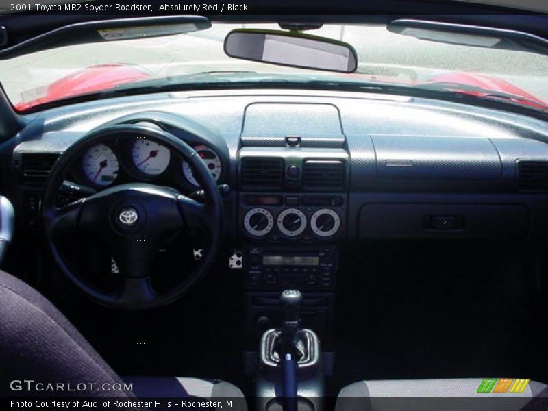 Absolutely Red / Black 2001 Toyota MR2 Spyder Roadster