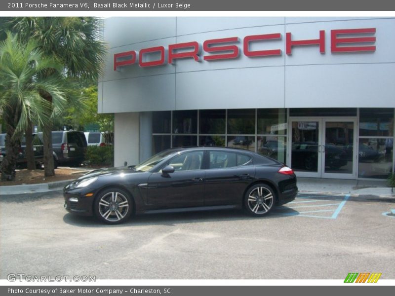 Basalt Black Metallic / Luxor Beige 2011 Porsche Panamera V6